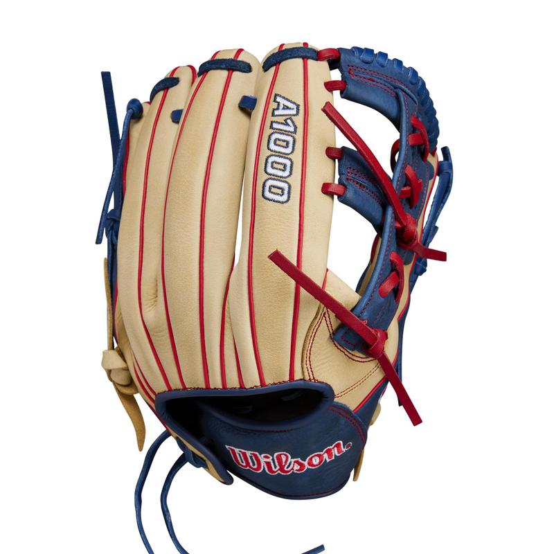 Luva de beisebol WILSON A1000 1912 12” Infield Blonde/Azul